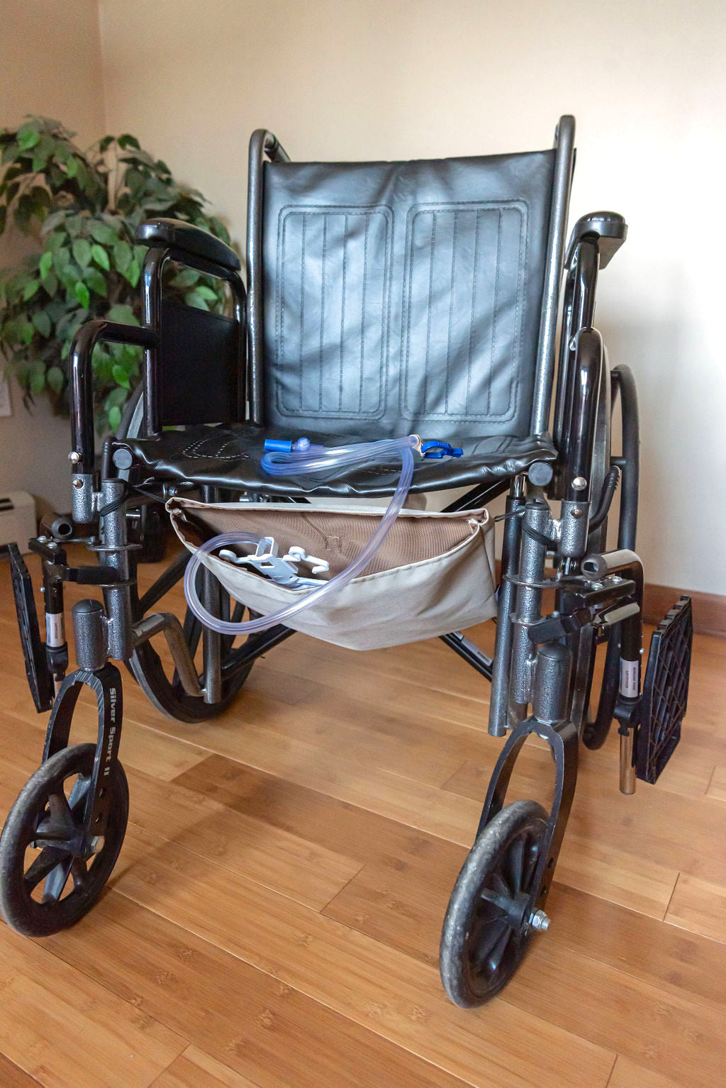 Urinary Catheter Bag Holder for Wheelchair